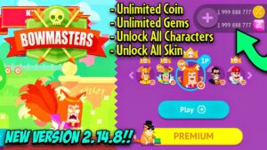 Bowmasters Mod APK 2.14.8 Unlimited Coins & Unlocked Characters | June - 2023 3