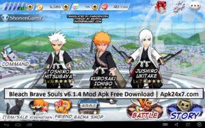Bleach Brave Souls Mod APK One hit, God mode and Mega menu | February - 2023 1